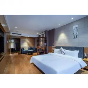 Wholesale Modern Solid Wood Resort Hotel FFE Furniture 5 Star Bedroom Sets Apartment Use Complete Hotel Room