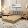 Wholesale Price Factory Modern 5 Star Boutique Hotel Bedroom Furniture Set Custom Design king Size Full Hotel Room Furniture