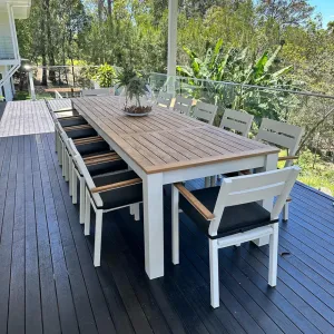 Aluminium Alloy Waterproof Modern Outdoor Table Chairs Set Outdoor Aluminium Lounge with Coffee Table