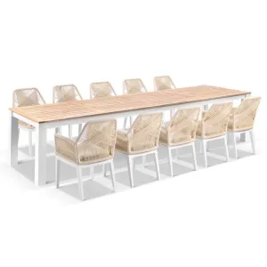 Aluminum Outdoor Dining Chair and Table Set Garden Furniture Dining Set Metal Patio Dining Table Set