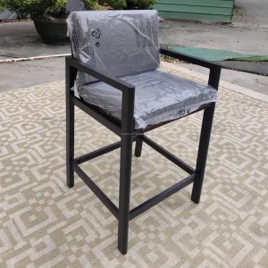 Bar Furniture Large Patio Furniture Modern Aluminum Bar Stool Design Rope Outdoor Bar Chair