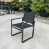 Commercial Aluminium Stool Garden Furniture Outdoor Restaurant Rope Bistro Bar Stools Chair