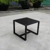 Courtyard Parks Hotels Villas Outdoor Use Waterproof Durable Lightweight Aluminum Alloy Modern Design Outdoor Side Tables