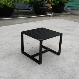 Courtyard Parks Hotels Villas Outdoor Use Waterproof Durable Lightweight Aluminum Alloy Modern Design Outdoor Side Tables