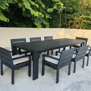 Customized Backyard Villa Outdoor Garden Patio Furniture Minimalist Modern Outdoor Patio Furniture Set