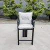 Durable Comfortable Modern Aluminum Outdoor Dining Bar Chair High Chair Bar Stools for Hotel Entry Villa Use