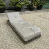Factory Selling Eco-Friendly Teak Wood UV Resistant Daybed Waterproof Outdoor Rope Sun Lounger for Hotel Garden Use