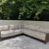 Good Manufacturing Quality Waterproof Aluminium Outdoor Furniture Rope Garden Sectional Patio Rope Sofa Sets