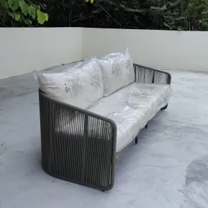 Modern Design All-Weather Patio Outdoor Furniture Aluminum Garden Rope Sofa Set