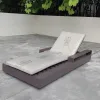 Waterproof Leisure Swimming Pool Garden Furniture Recliner Bed Outdoor Sun Lounger Beach Pool Chair