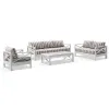 Luxury Patio Furniture Sets Outdoor 321 Seater Outdoor Aluminium Lounge Set with Coffee Table