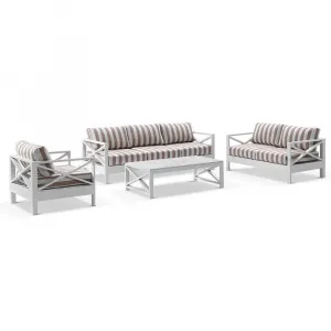 Luxury Patio Furniture Sets Outdoor 321 Seater Outdoor Aluminium Lounge Set with Coffee Table