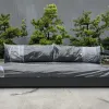 Manufacturer Wholesale Outdoor Furniture Hotel Terrace Metal Sofa Aluminum Decoration Garden Sofa Set