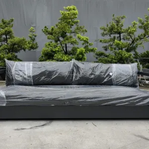 Manufacturer Wholesale Outdoor Furniture Hotel Terrace Metal Sofa Aluminum Decoration Garden Sofa Set