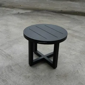 Modern Aluminum Side Table Small Patio Coffee Bistro Table for Indoor Outdoor Hotels Home Courtyard Parks Furniture