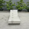 Modern Garden Beach Bed Recliner Foldable Beach Outdoor Chaise Pool Chair Lounge Bed Hotel Aluminum Sun Loungers