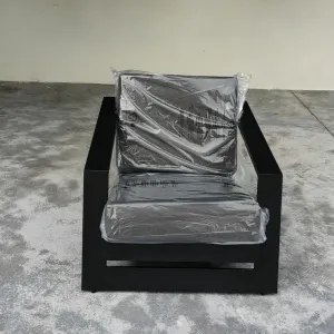 New Design Modern Durable Metal Furniture Aluminum Frame Outdoor Sofa for Hotels Apartments Farmhouses Exterior Use