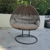 New Hot Sale Garden Outdoor Furniture Patio Swing Chair Hanging Chair Cheap Price Factory Sale Rattan Hanging Swing Chair