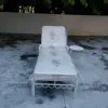 New Style Design Aluminum Frame Sunbed Lounge Chair Customizable Portable Foldable Outdoor Furniture for Pool Beach Leisure Use