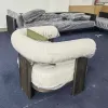 New Style Design Outdoor Aluminum Furniture Sofa Lounge Chair for Hotel Patio Villa Courtyard