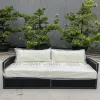 New Style Outdoor Metal Furniture Sets Patio Conversation Seat Aluminum Frame Sectional Sofa Set Ffor Hotel Villa