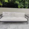 Outdoor Aluminum Furniture Set Durable Garden Metal Sofa for Hotel Exterior Villa Courtyard Waterproof Sofa Set