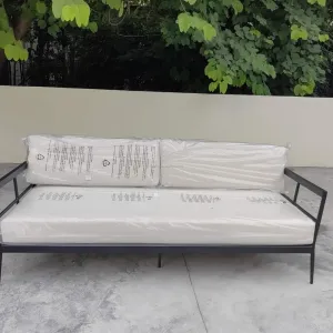 Outdoor Aluminum Furniture Set Durable Garden Metal Sofa for Hotel Exterior Villa Courtyard Waterproof Sofa Set