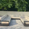 Outdoor Furniture Set Garden Sofa Aluminum Patio Couch Outdoor Sofas for Balcony