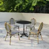 Outdoor Garden Furniture French Cafe Bistro Dining Hotel Balcony Restaurant Outdoor Furniture Set