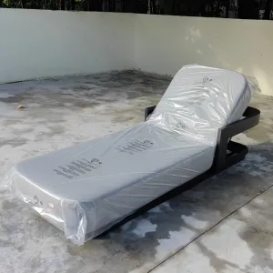 Outdoor Garden Patio Furniture Aluminum Frame Foldable Chair Sun Loungers for Living Room Poolside Beach Hotel Use