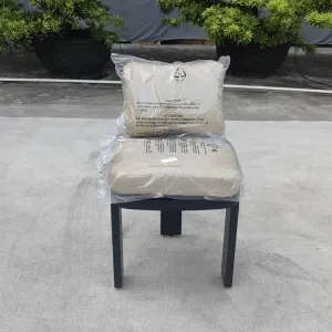 Simple Factory Custom Patio Furniture All- Weather Outdoor Aluminum Armless Chairs With Quick Dry Cushion