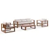Weatherproof Patio Sofa Set for Garden Villa