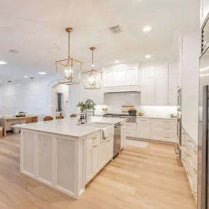 American Luxury Lacquer Modular Custom Shaker Style Eco-Friendly Modern Kitchen Cabinet for Residential Use