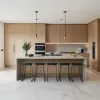 Contemporary Kitchen Cabinet Dining Projects Eco-Friendly Modular Custom Portable Minimalist Design Melamine Board Kitchenette