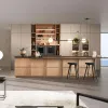 Custom Antique Traditional PVC Wood Grain Glass Kitchen Cabinets Modular Furniture with Faucet for Storage and Ghana Projects