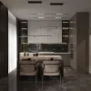 Custom Durable Modern Eco-Friendly Small Kitchen Sink Base Easy-to-Install Plywood Particleboard PVC Hotels Apartments Dining