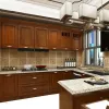Custom European Modern Modular Lacquer Kitchen Cabinet with Drawer Slides and Faucet Premium Quality for Villa Owner Use