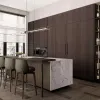 Custom Modern Design Antifungal Modular Lacquer Sink Solid Plywood Stainless Steel for Dining Apartment Use 3-Year Warranty