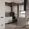 Custom Modern Design Kitchen Cabinets for Hotels White Lacquer Melamine Complete Kitchen Cabinet Set