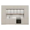 Custom Modern Small Modular Kitchen Plywood Apartment Kitchen Cabinet Htoel All-in-One Compact Kitchen Kitchenette Wholesale