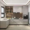 Custom Modular Kitchen Cabinet Melamine Plywood for Property Developers and Contractors