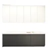Custom Modular Kitchen Island Storage Cabinet Sink Solid Wood Modern Design Eco-Friendly for Dining Apartment Project