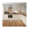 Custom Modular Modern Kitchen Island Storage Cabinet Set Plywood Construction Laminate Countertop Glass Total Project Solution