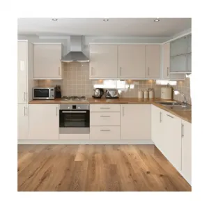 Custom Modular Modern Kitchen Island Storage Cabinet Set Plywood Construction Laminate Countertop Glass Total Project Solution