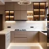 Custom PET Particleboard Kitchen Cabinets for Apartment Developer Projects with Full House Solutions