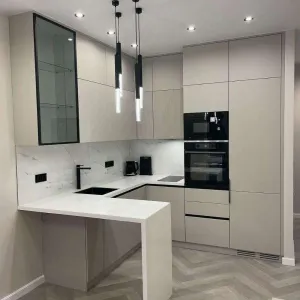 Custom Particleboard Kitchen Cabinet for Developer Bulk Housing and Real Estate Projects
