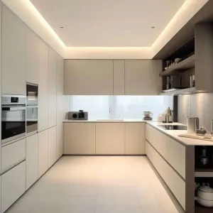 Custom Particleboard Kitchen Cabinets for Real Estate Developer Bulk Residential Projects