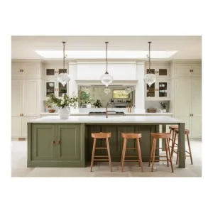 Custom Shaker Modular Modern Kitchen Cabinets Plywood Carcase Sink Storage Complete Sets for Bulk Apartment Whole House Projects