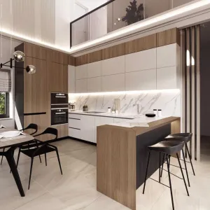 Custom Small Modular All-in-One Kitchen Unit for Apartments Kitchenette Furniture Sink for Dining Manufactured Sink Dining