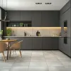 Customized Modern Design Islands Kitchen Cabinet with Laminate Countertop and Faucet for Home Kitchen